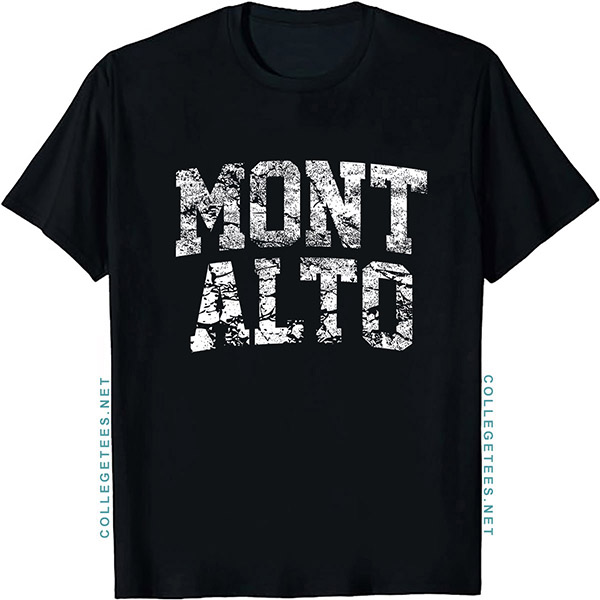 Mont Alto Arch Vintage Retro College Athletic Sports T-Shirt