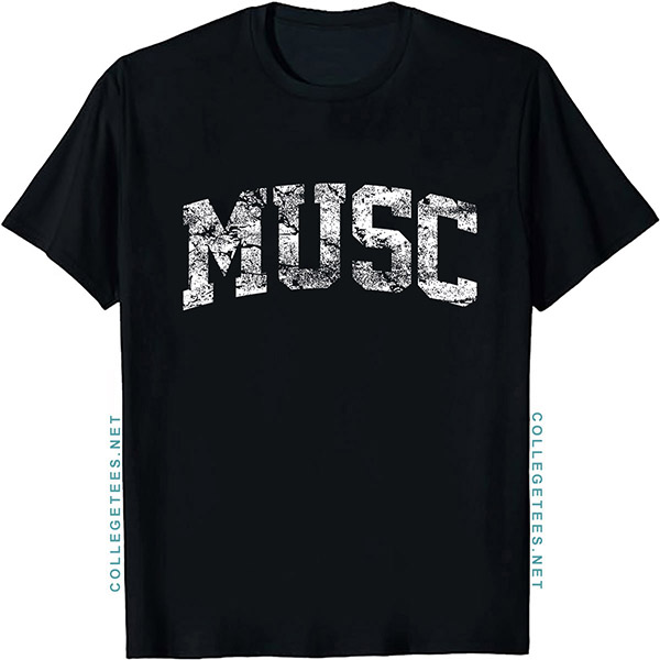 MUSC Arch Vintage Retro College Athletic Sports T-Shirt