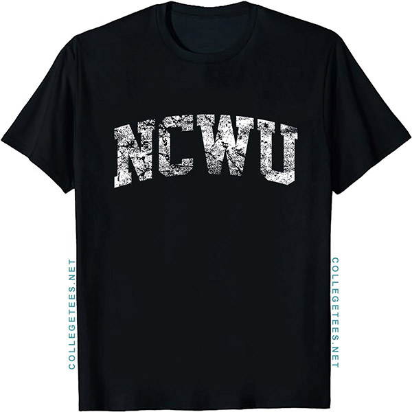 NCWU Arch Vintage Retro College Athletic Sports T-Shirt