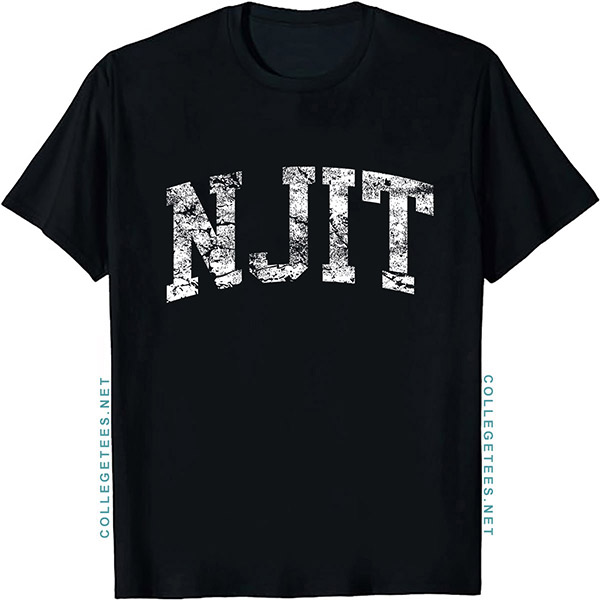 NJIT Arch Vintage Retro College Athletic Sports T-Shirt