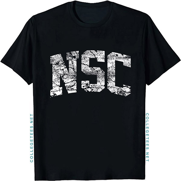 NSC Arch Vintage Retro College Athletic Sports T-Shirt