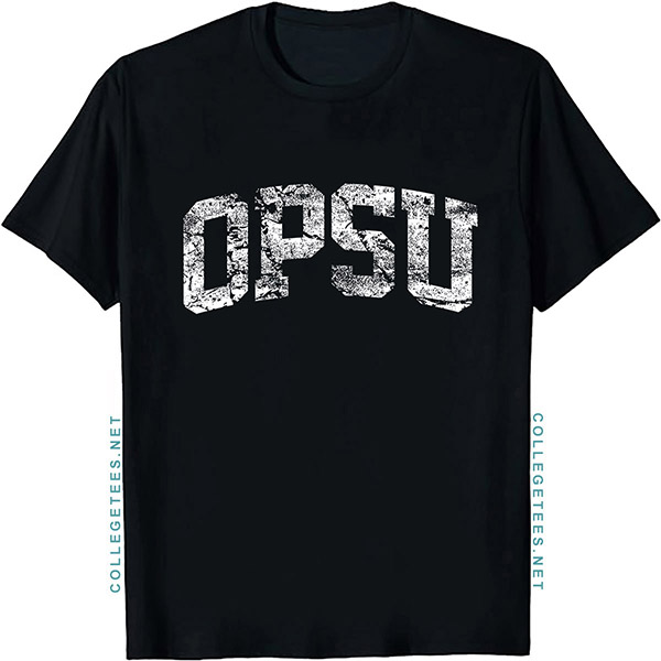 OPSU Arch Vintage Retro College Athletic Sports T-Shirt