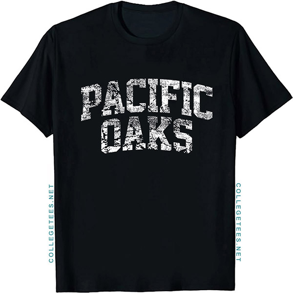Pacific Oaks Arch Vintage Retro College Athletic Sports T-Shirt