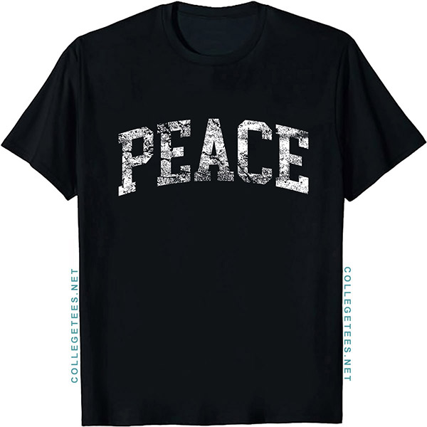Peace Arch Vintage Retro College Athletic Sports T-Shirt