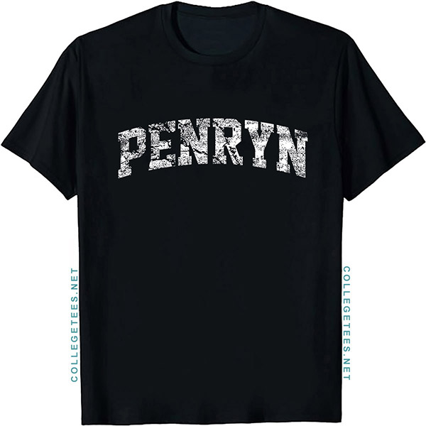 Penryn Arch Vintage Retro College Athletic Sports T-Shirt