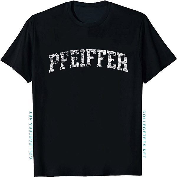 Pfeiffer Arch Vintage Retro College Athletic Sports T-Shirt