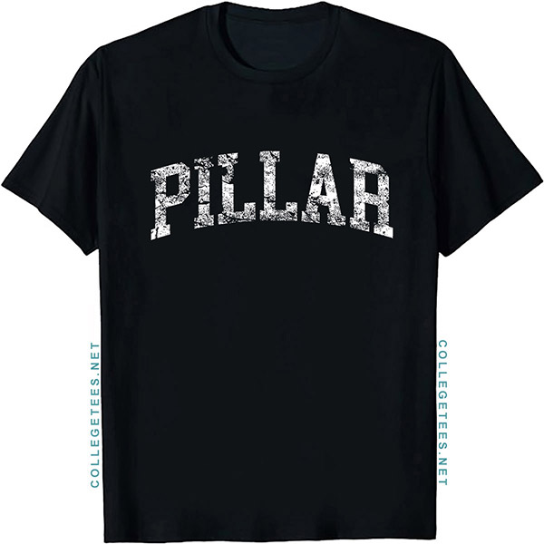 Pillar Arch Vintage Retro College Athletic Sports T-Shirt