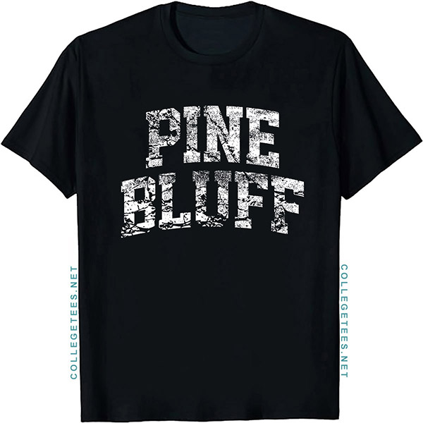 Pine Bluff Arch Vintage Retro College Athletic Sports T-Shirt