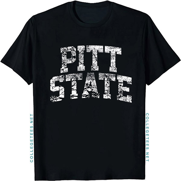 Pitt State Arch Vintage Retro College Athletic Sports T-Shirt