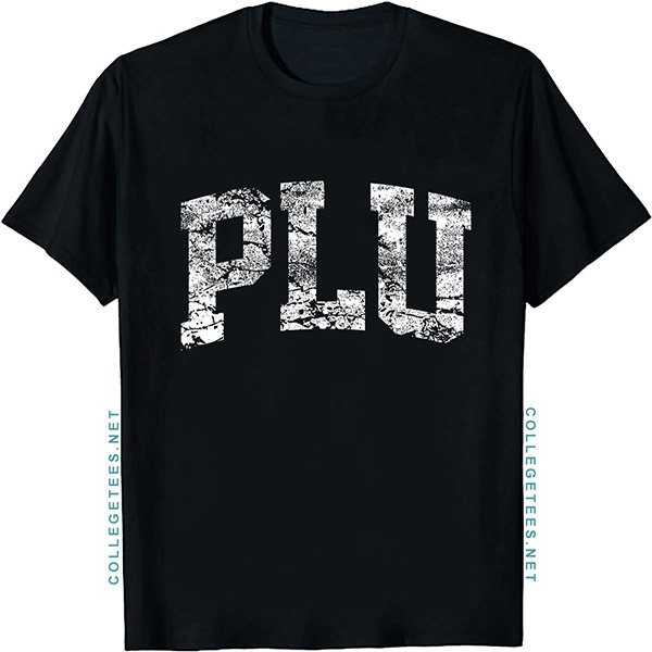 PLU Arch Vintage Retro College Athletic Sports T-Shirt