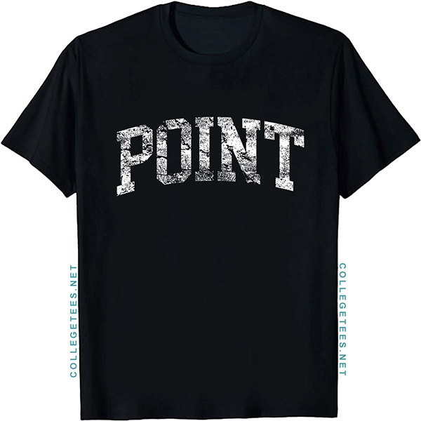 Point Arch Vintage Retro College Athletic Sports T-Shirt