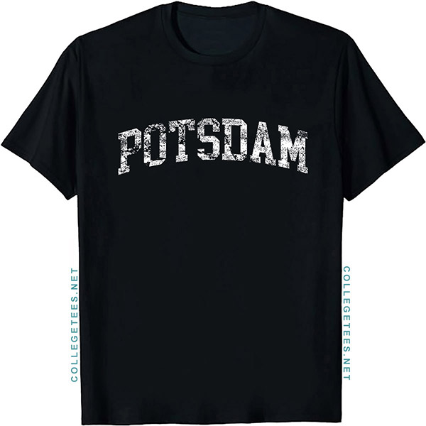Potsdam Arch Vintage Retro College Athletic Sports T-Shirt