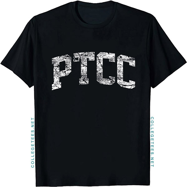 PTCC Arch Vintage Retro College Athletic Sports T-Shirt