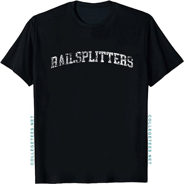 Railsplitters Arch Vintage Retro College Athletic Sports T-Shirt