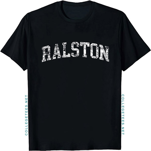 Ralston Arch Vintage Retro College Athletic Sports T-Shirt