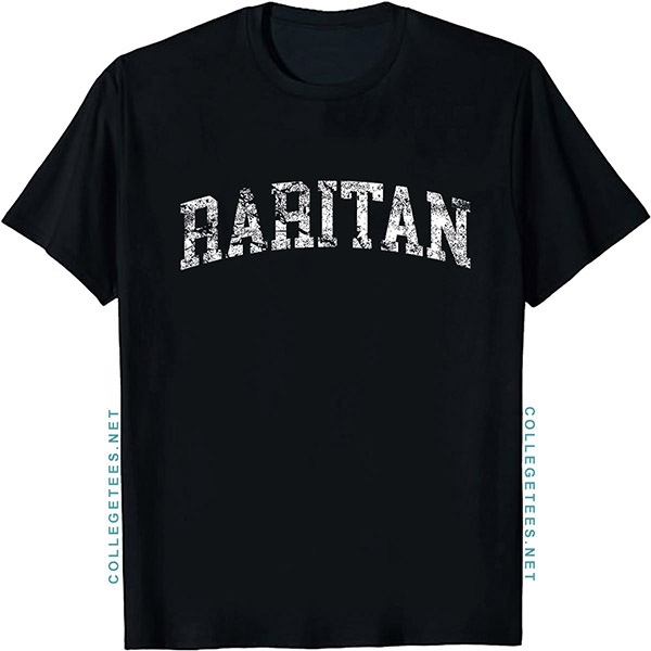 Raritan Arch Vintage Retro College Athletic Sports T-Shirt