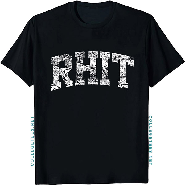 RHIT Arch Vintage Retro College Athletic Sports T-Shirt