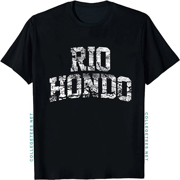 Rio Hondo Arch Vintage Retro College Athletic Sports T-Shirt