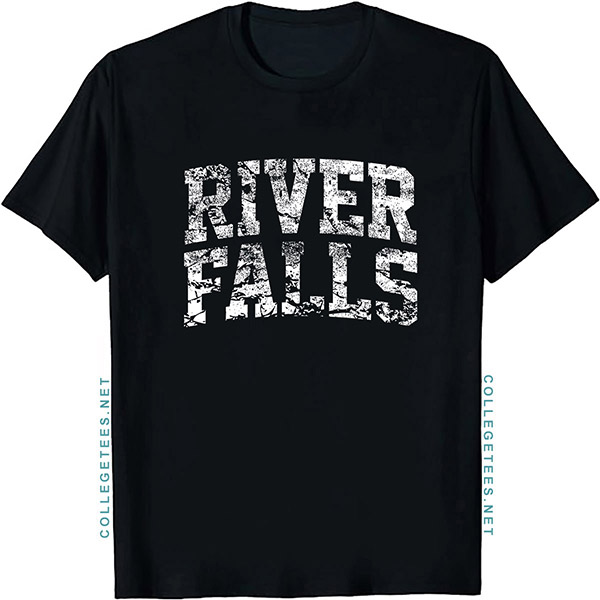 River Falls Arch Vintage Retro College Athletic Sports T-Shirt
