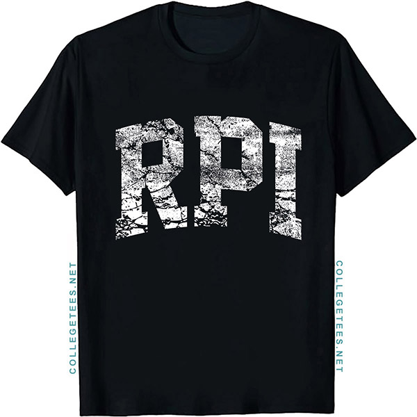 RPI Arch Vintage Retro College Athletic Sports T-Shirt