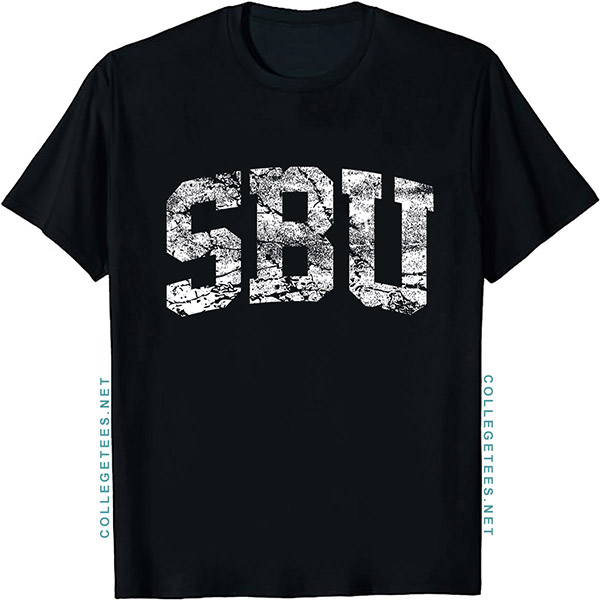 SBU Arch Vintage Retro College Athletic Sports T-Shirt