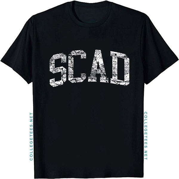 SCAD Arch Vintage Retro College Athletic Sports T-Shirt