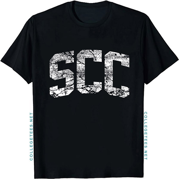 SCC Arch Vintage Retro College Athletic Sports T-Shirt