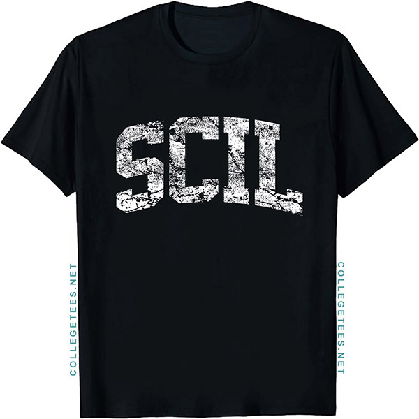SCIL Arch Vintage Retro College Athletic Sports T-Shirt