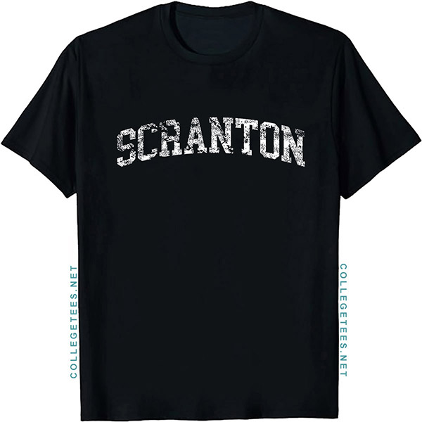 Scranton Arch Vintage Retro College Athletic Sports T-Shirt
