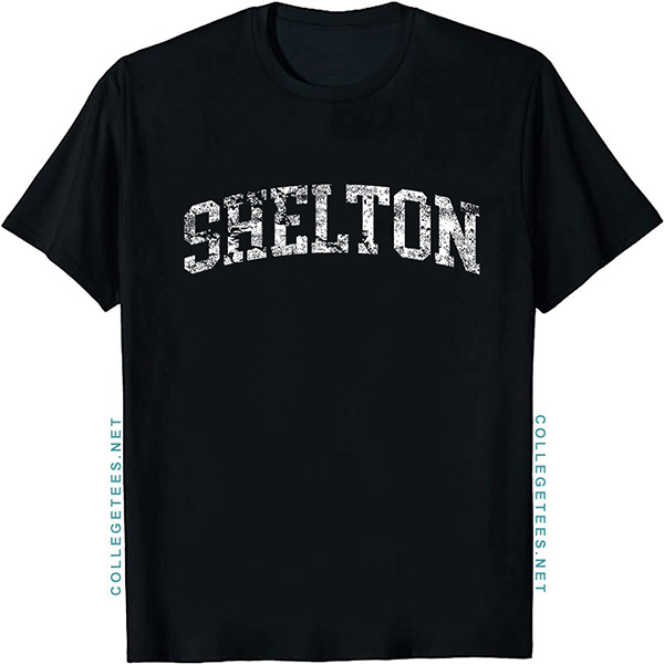 Shelton Arch Vintage Retro College Athletic Sports T-Shirt