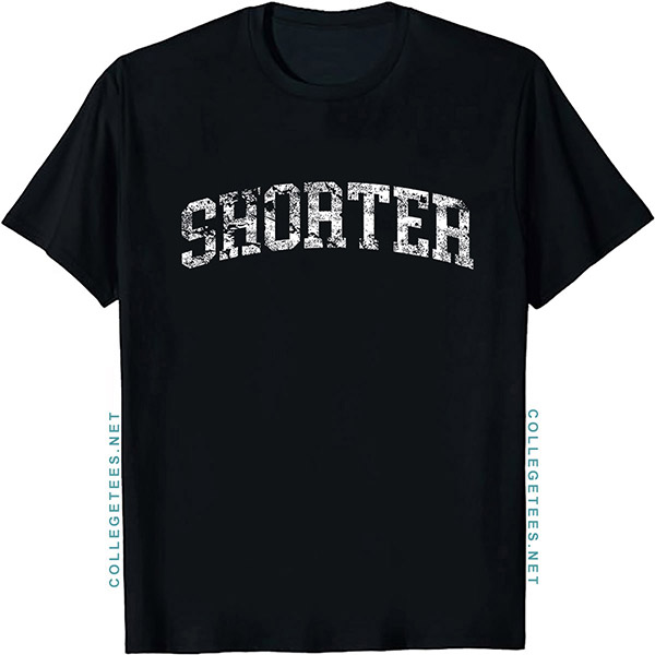 Shorter Arch Vintage Retro College Athletic Sports T-Shirt
