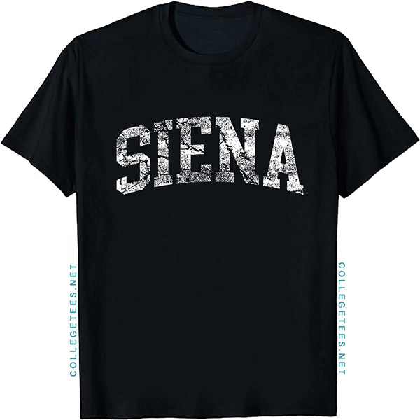 Siena Arch Vintage Retro College Athletic Sports T-Shirt