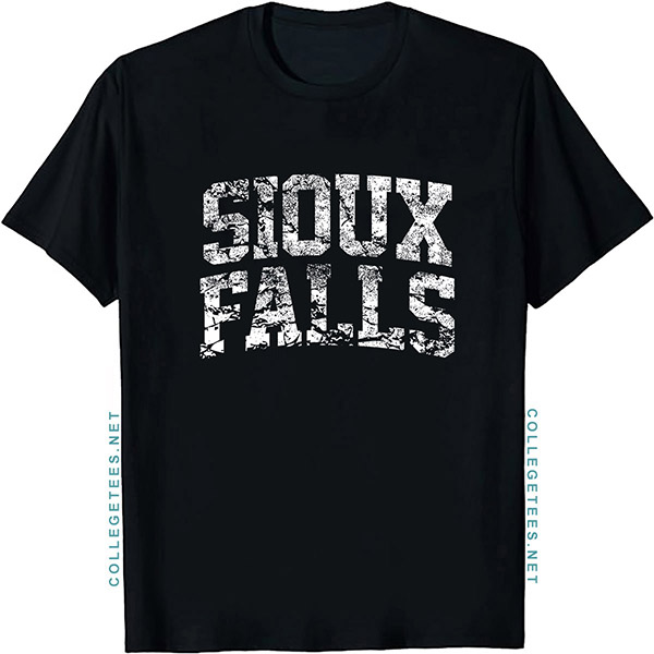 Sioux Falls Arch Vintage Retro College Athletic Sports T-Shirt