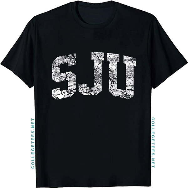 SJU Arch Vintage Retro College Athletic Sports T-Shirt