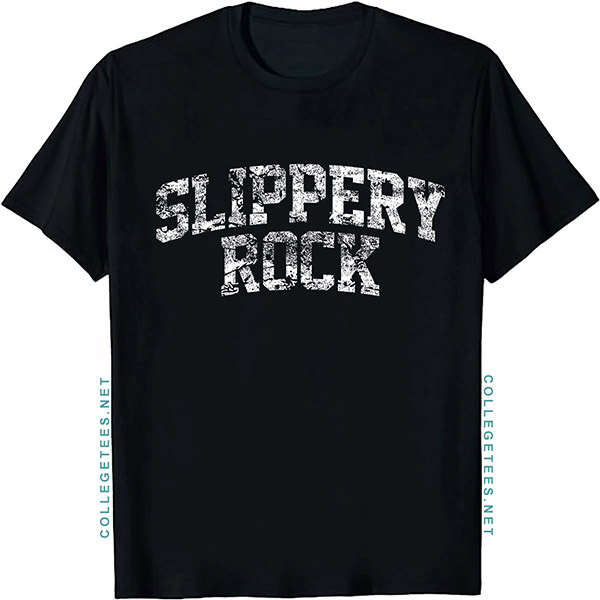 Slippery Rock Arch Vintage Retro College Athletic Sports T-Shirt