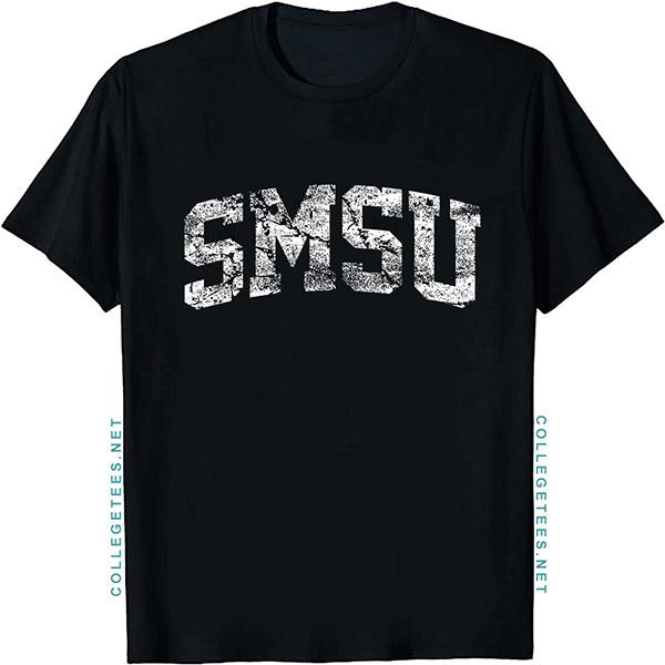 SMSU Arch Vintage Retro College Athletic Sports T-Shirt