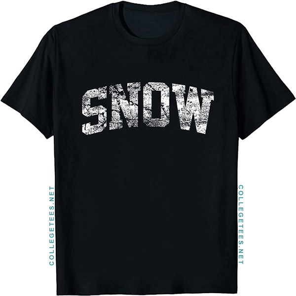 Snow Arch Vintage Retro College Athletic Sports T-Shirt