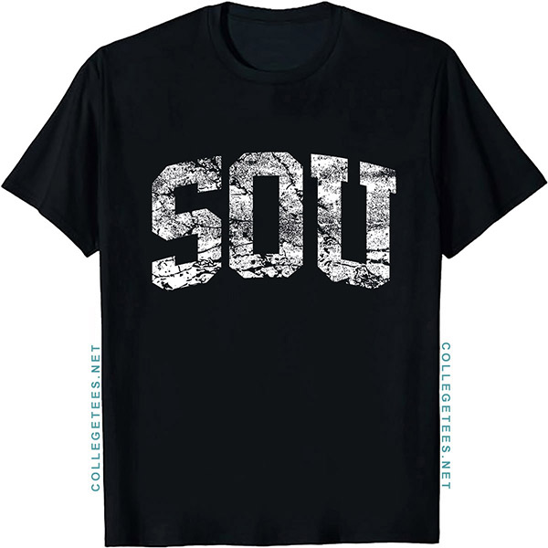 SOU Arch Vintage Retro College Athletic Sports T-Shirt