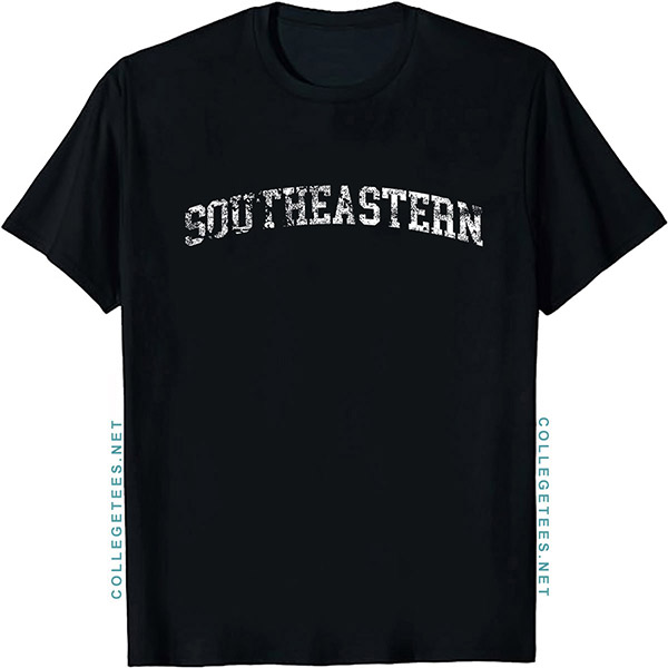 Southeastern Arch Vintage Retro College Athletic Sports T-Shirt