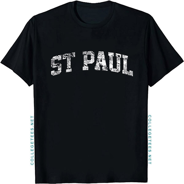 St Paul Arch Vintage Retro College Athletic Sports T-Shirt