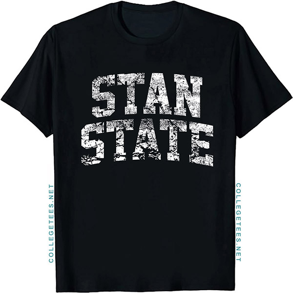 Stan State Arch Vintage Retro College Athletic Sports T-Shirt