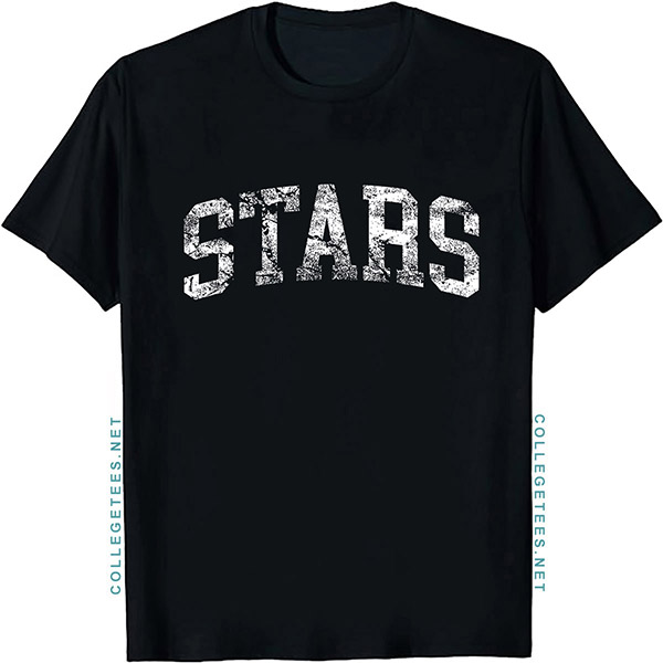 Stars Arch Vintage Retro College Athletic Sports T-Shirt