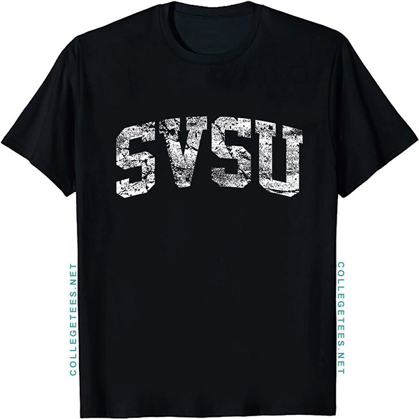 SVSU Arch Vintage Retro College Athletic Sports T-Shirt