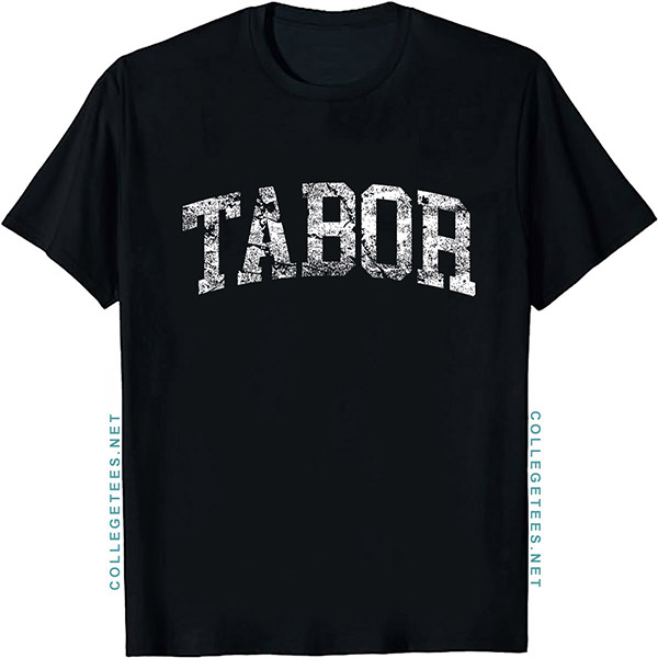 Tabor Arch Vintage Retro College Athletic Sports T-Shirt