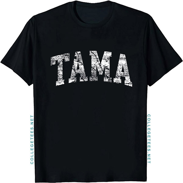 Tama Arch Vintage Retro College Athletic Sports T-Shirt
