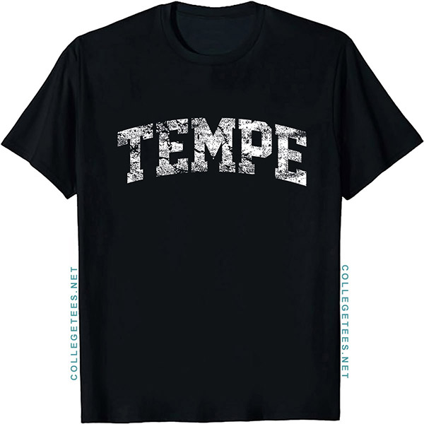 Tempe Arch Vintage Retro College Athletic Sports T-Shirt