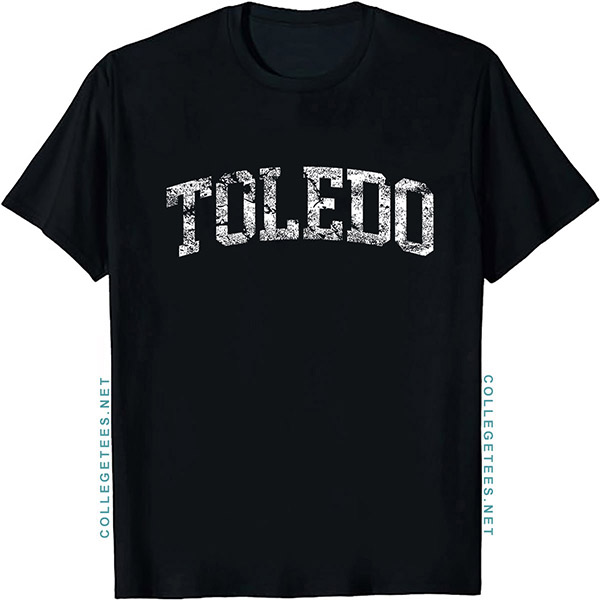 Toledo Arch Vintage Retro College Athletic Sports T-Shirt