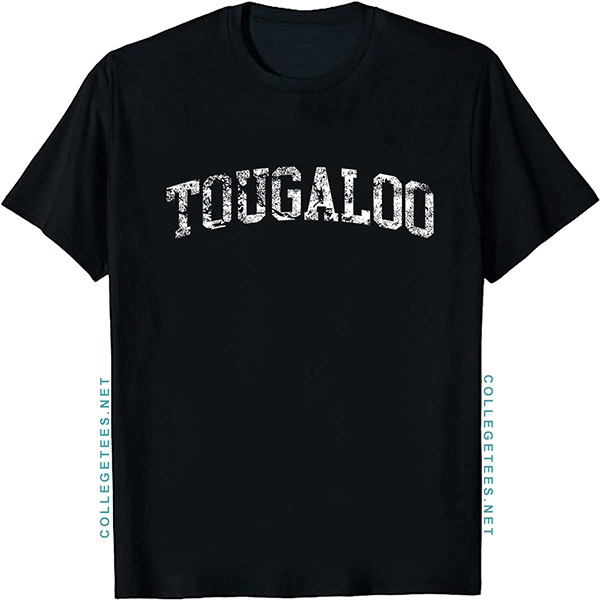 Tougaloo Arch Vintage Retro College Athletic Sports T-Shirt