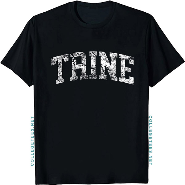 Trine Arch Vintage Retro College Athletic Sports T-Shirt