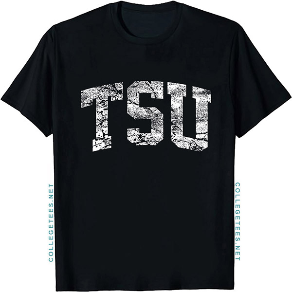 TSU Arch Vintage Retro College Athletic Sports T-Shirt